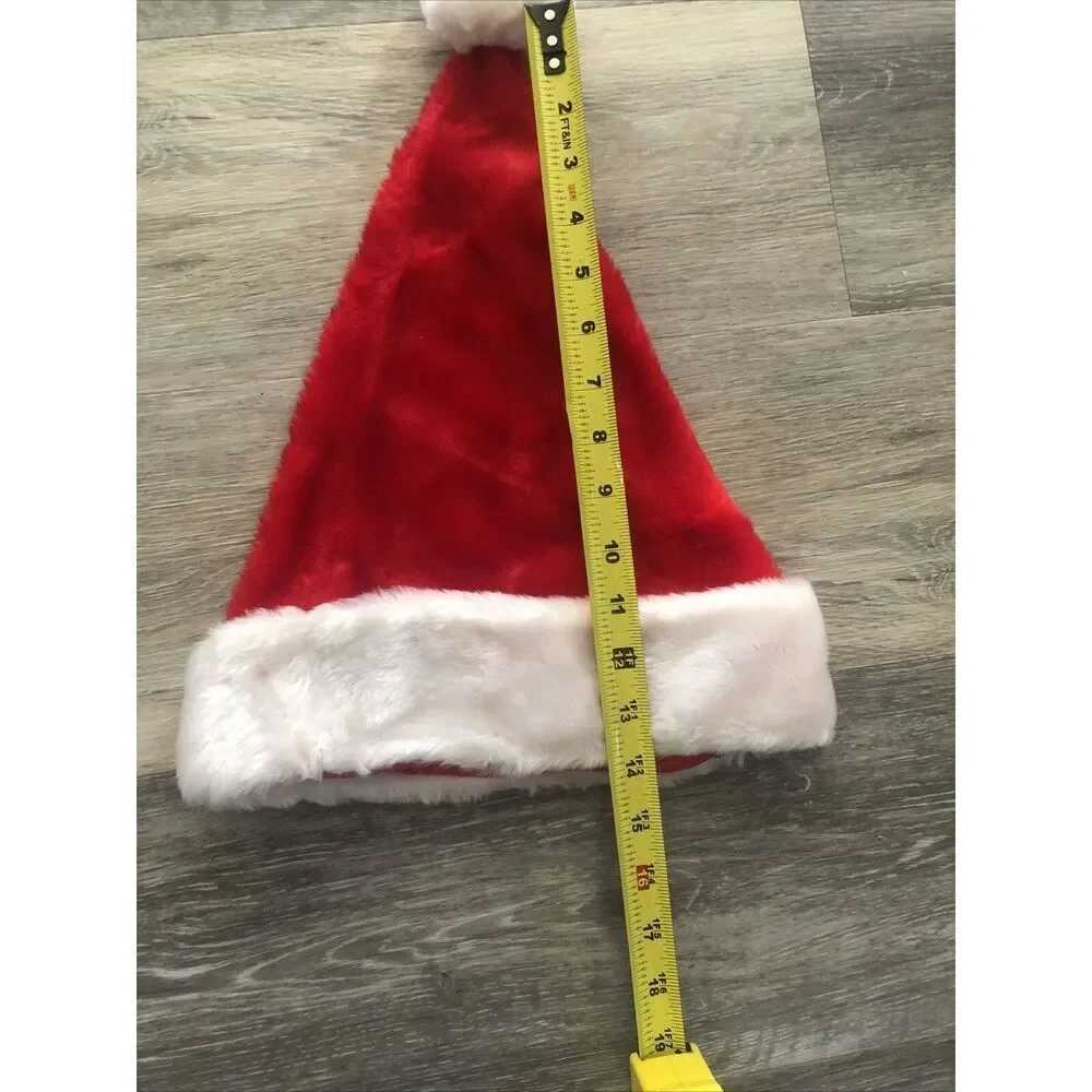 Santa Clause Hat Size LARGE . Merry Christmas Santa Hat